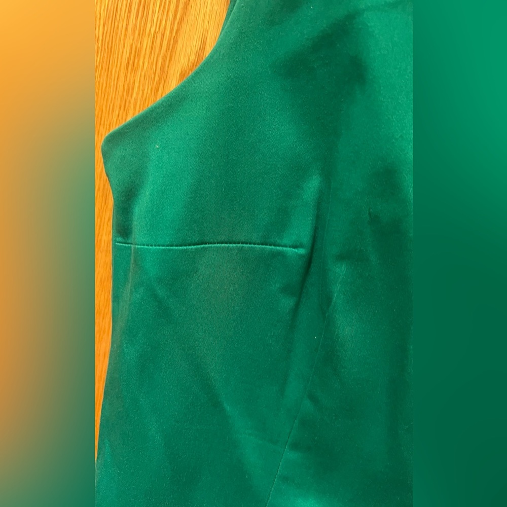 Laundry by Design Women's Green & Blue Color Block Sleeveless Sheath Dress Sz 10 - Picture 3 of 6